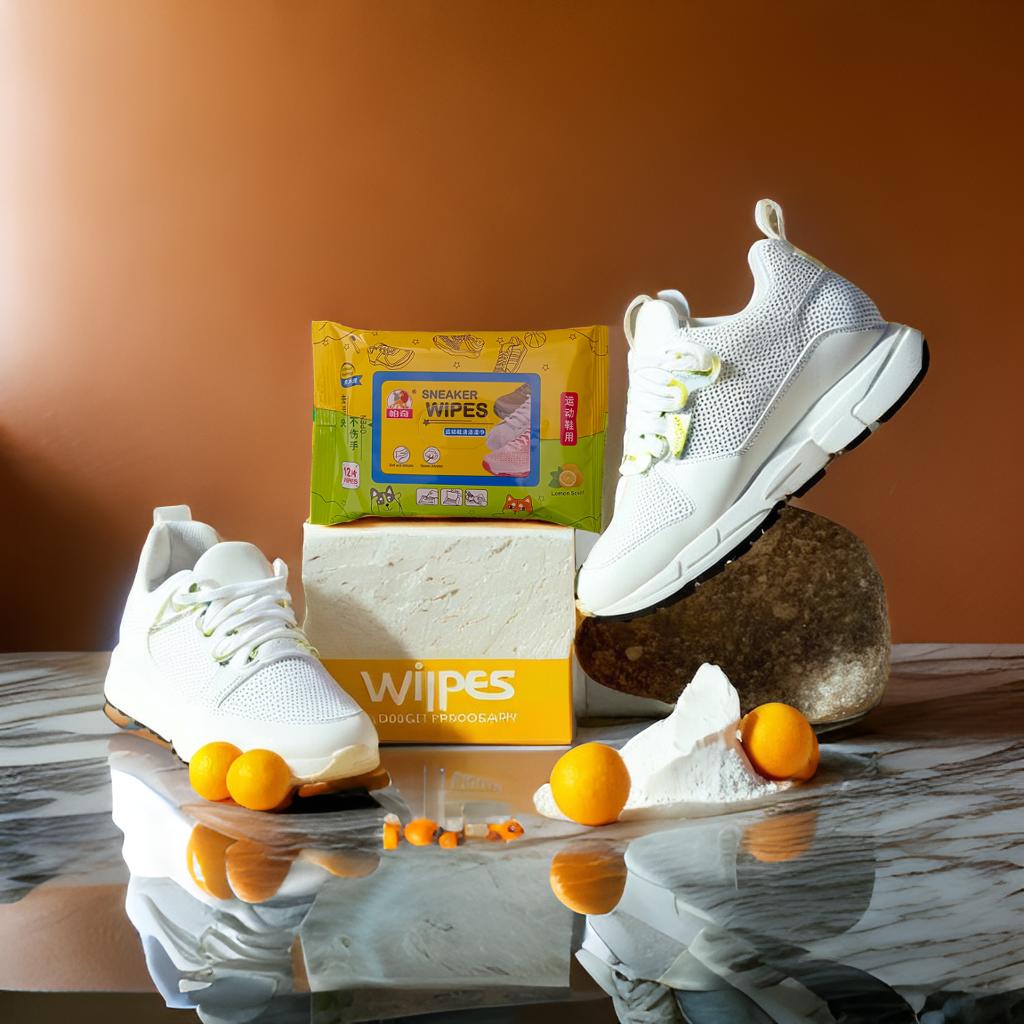 Sneaker Wipes - 12pcs Pack | Shoe Cleaning Wipes for All Shoes