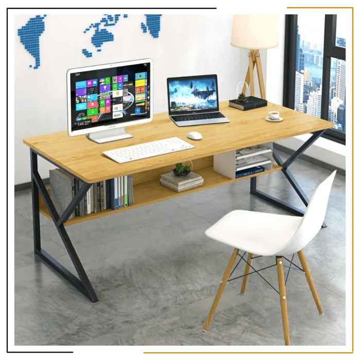 Modern K-Desk Working & Gaming Table in Nepal (140×60×75cm) – Made in Nepal