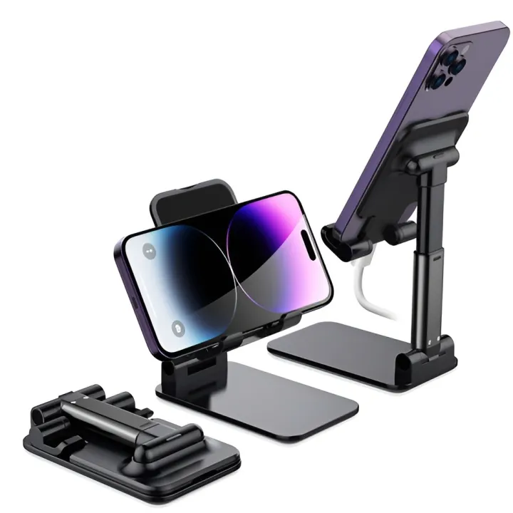 Desktop Mobile Phone Holder Mount Stand – Flexible Foldable Portable Tablet Stand