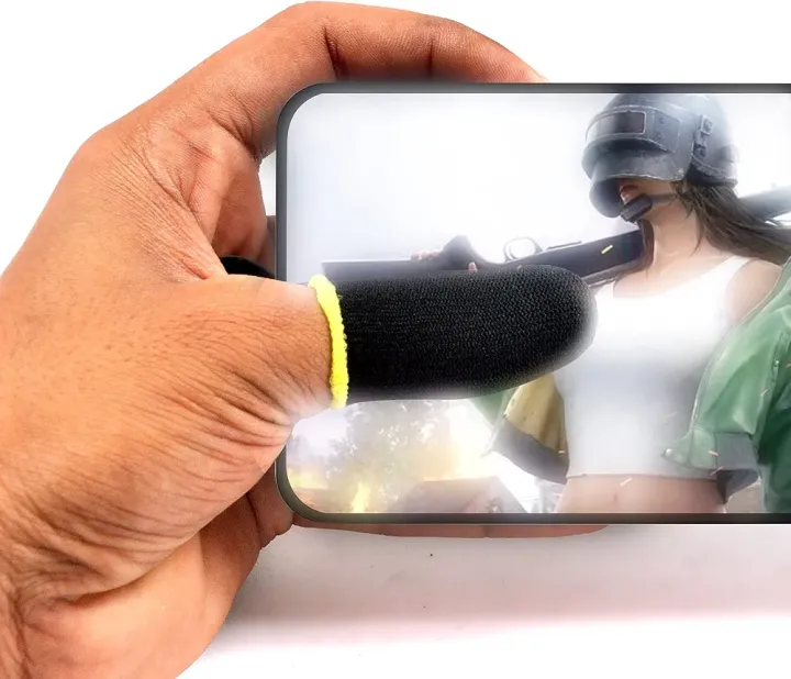 Finger Sleeves for PUBG Mobile Gaming (1 Pair) | Sensitive Touch